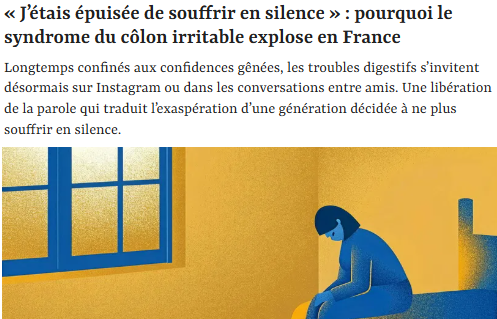 le point sii intestin-irritable colon apssii diarrhee constipation microbiote sibo